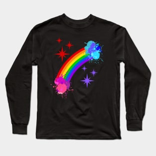 Rainbow Stars Long Sleeve T-Shirt